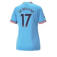 Manchester City Kevin De Bruyne #17 Fußballbekleidung Heimtrikot Damen 2022-23 Kurzarm